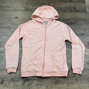 Vintage Y2K Nike Gray Tag Rose Pink Soft Full Zip Hoodie Jacket -  Womens Medium